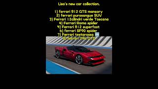 Lisa new ferrari collection #ferrari #kpop #twice #lisa #blackpink #blinks #live #babymonster #fypシ