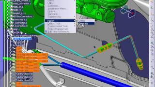 CATIA V5 Tubing Schematic to Design (TUE)