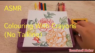 ASMR Colouring With Crayons(No Talking)