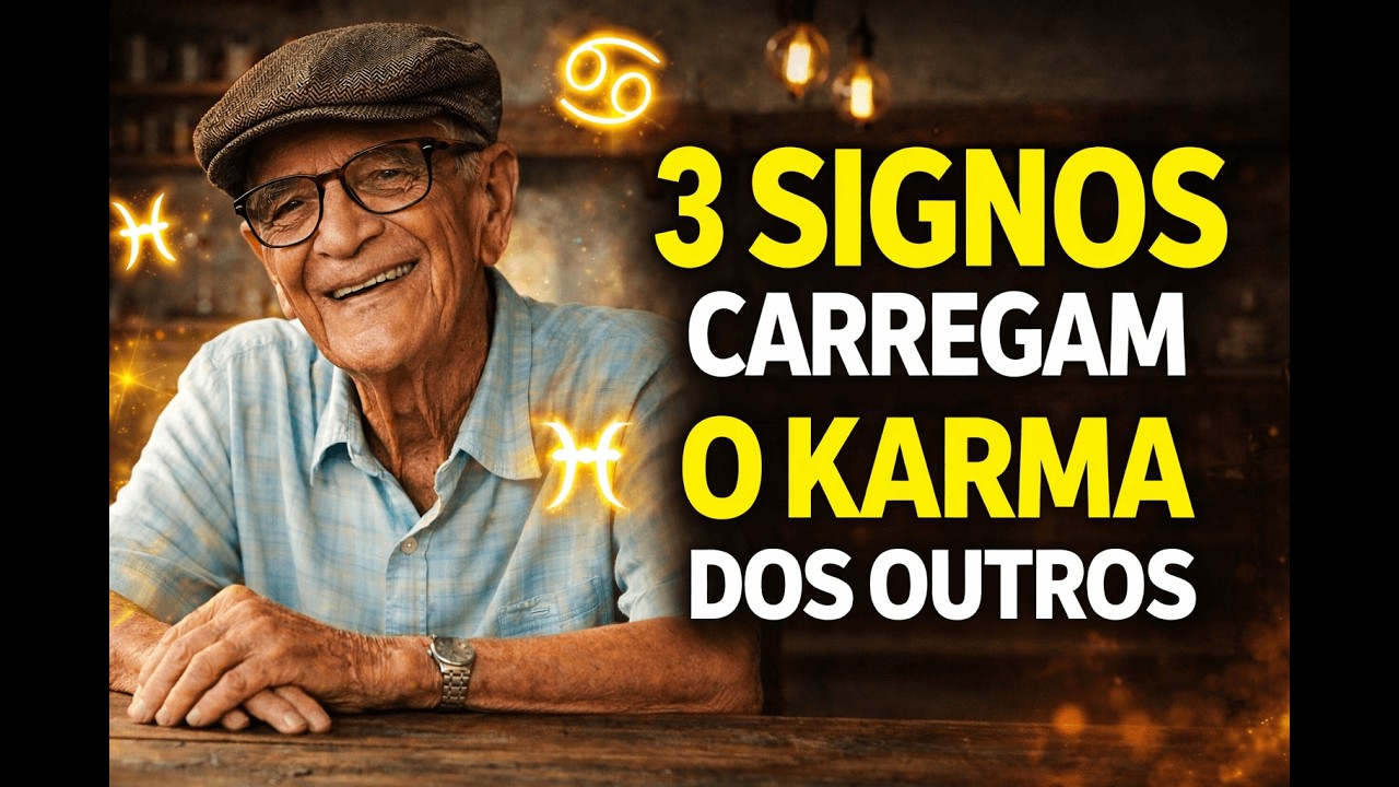 CHICO XAVIER REVELA: OS 3 SIGNOS QUE ABSORVEM O KARMA DOS OUTROS SEM PERCEBER!