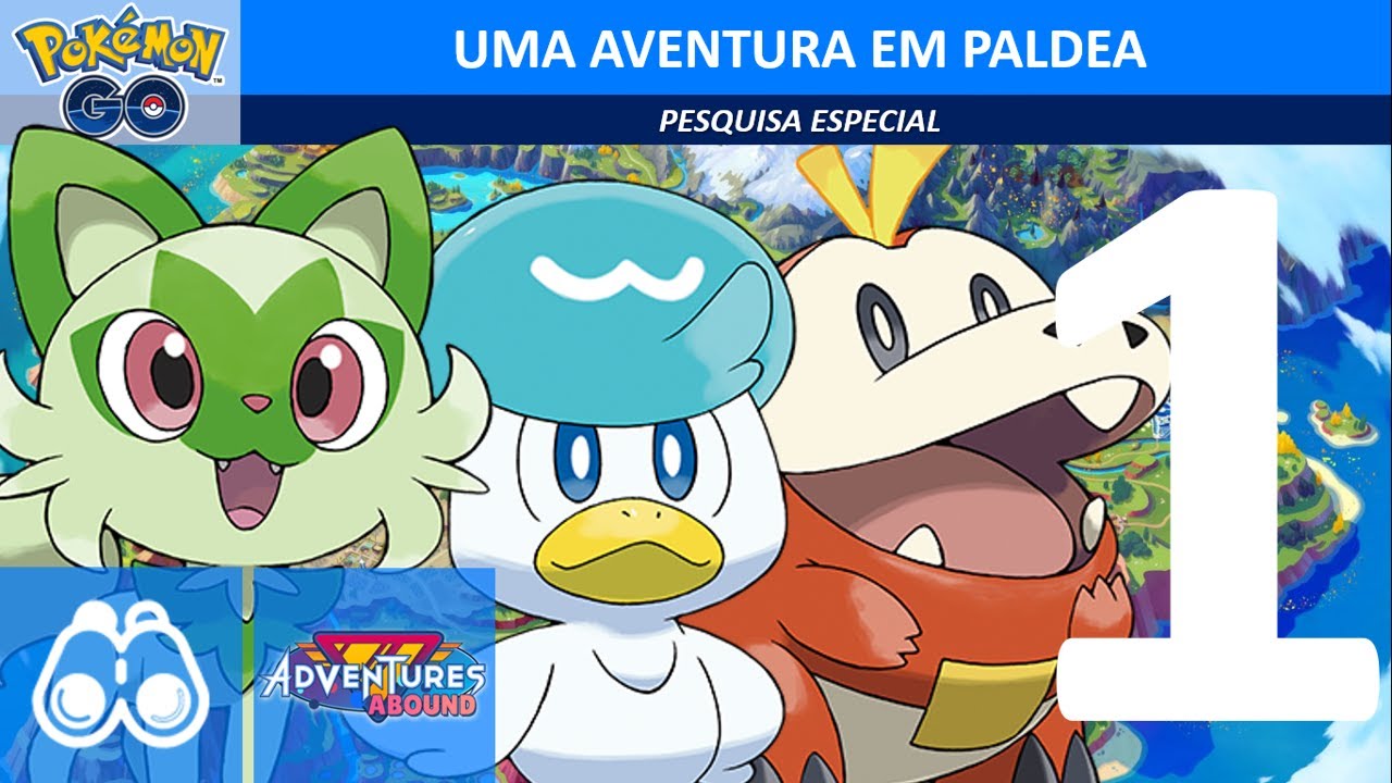 Embarquem em uma aventura com Pokémon descobertos pela primeira vez na  região de Paldea! – Pokémon GO