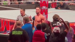 Austin Theory vs Seth Rollins U S  Title Money In The Bank Cash In   WWE Raw 11 7 22