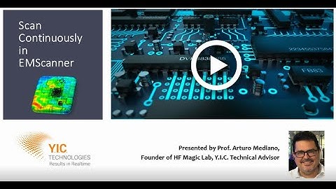 Scan Continuously with Y.I.C. EMScanner