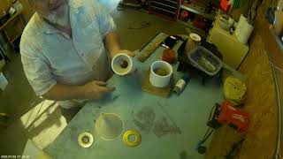 Building a PVC rocket nozzle for a M 3000 sorbitol motor