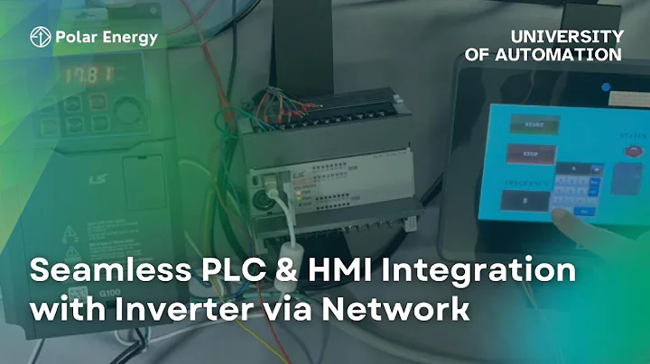 Seamless PLC & HMI Integration with Inverter via Network