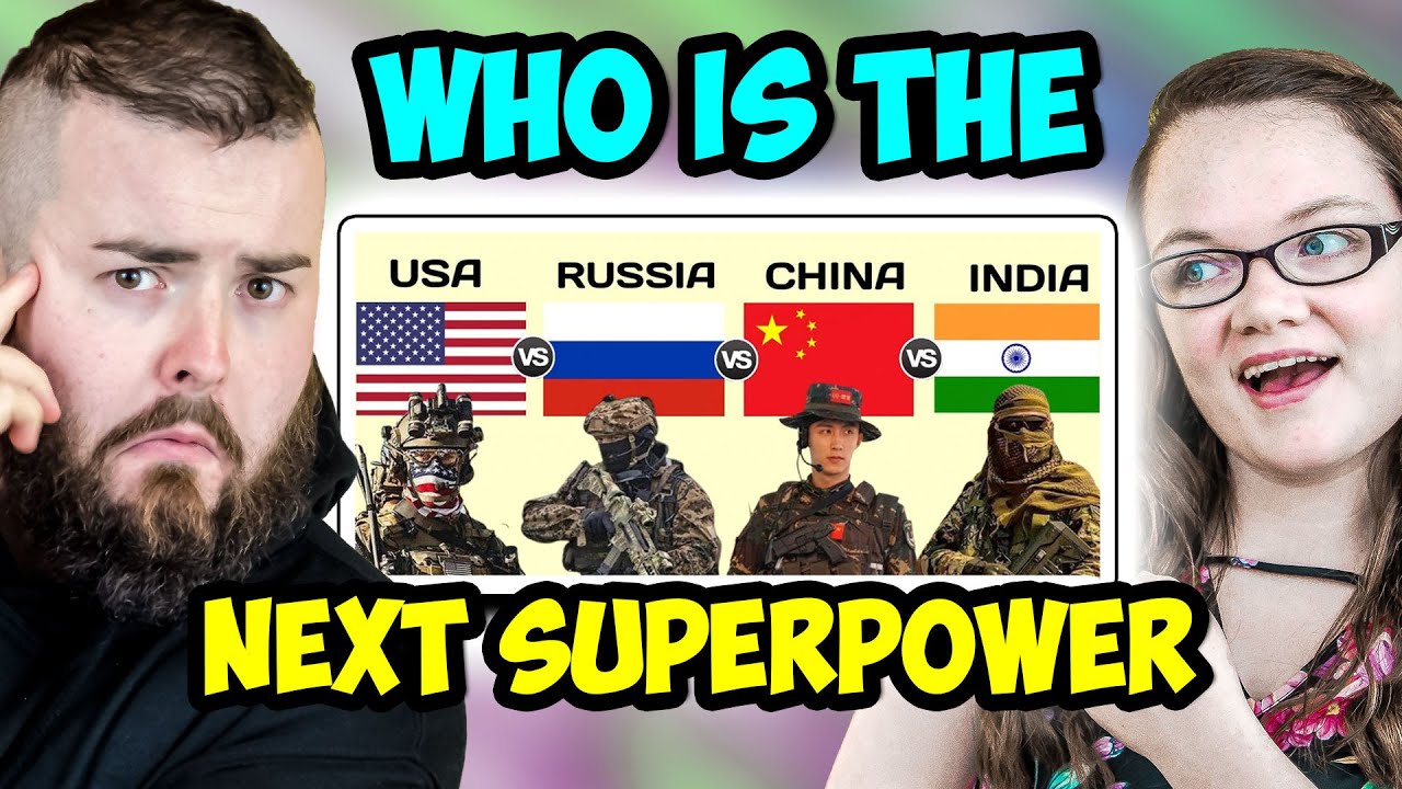 Russia vs USA vs China vs India Military Showdown 🔥 | Irish Couple Reacts to Global Power Clash!