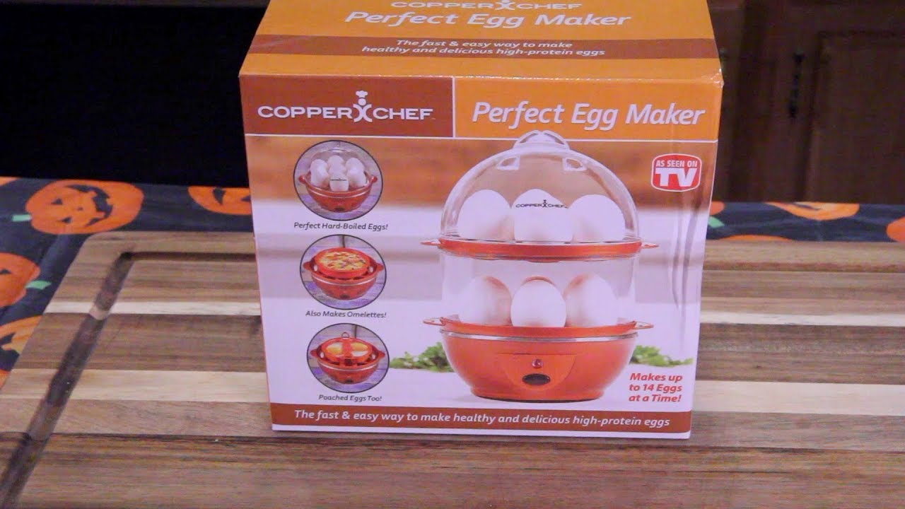 Copper Chef + Perfect Egg Maker, 14-Egg Capacity