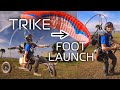 Paramotor Trike converts to Foot Launch In Seconds, with the Atom 80