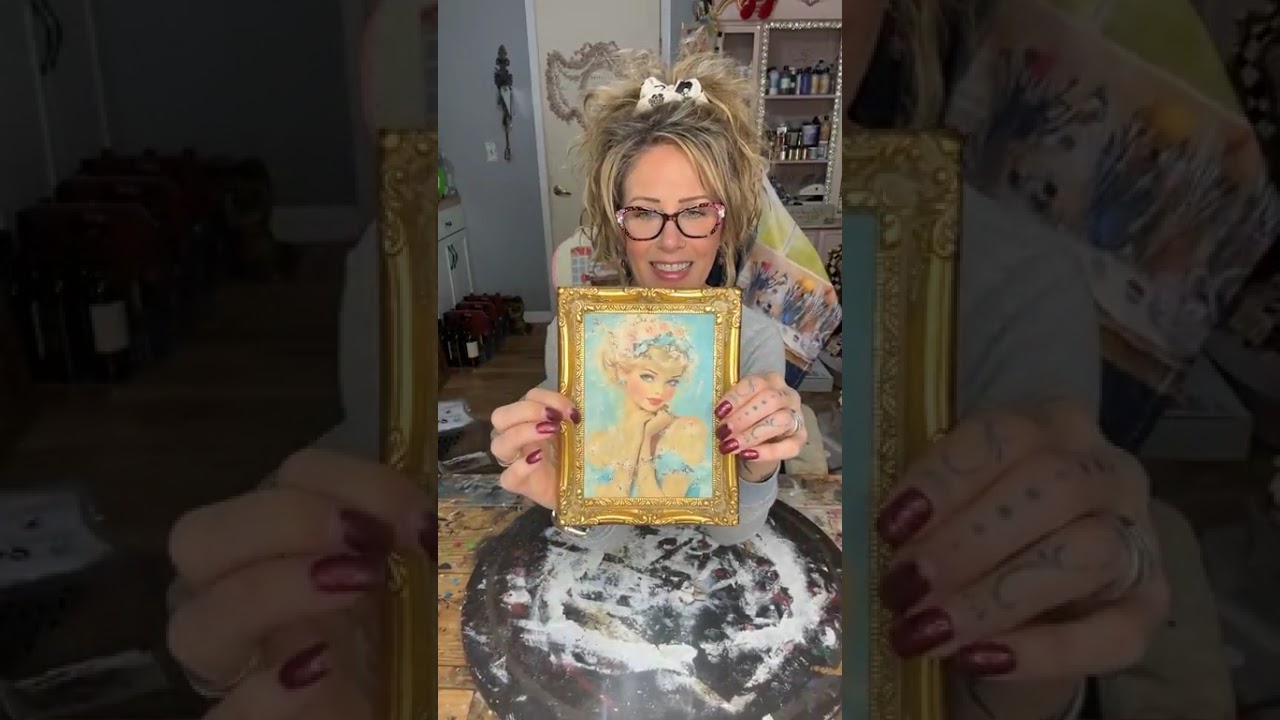 Thrift Store Frame Makeover DIY