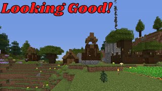 My First Ever Minecolonies VILLAGE - Mineshafts and Monsters #5.5