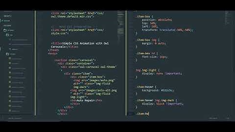 CSS Hover with OWL Carousel Integration