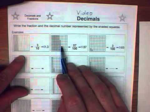 a cube shading Decimals teaching YouTube 3 math squares  Mr. page Shaded v