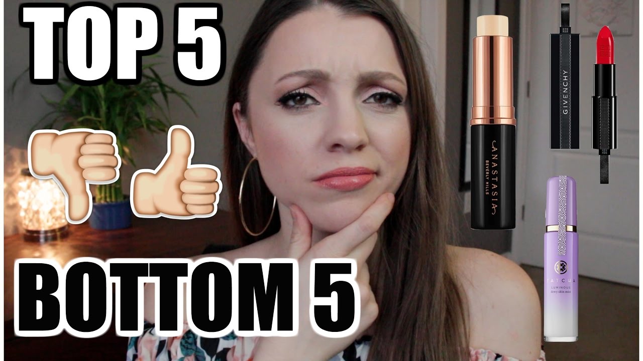 Top 5 Bottom 5 | Luxury Makeup Products