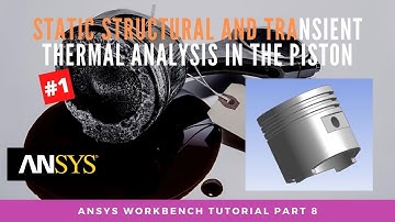 Ansys Workbench Tutorial Part 8 - How To Make Piston in the Ansys Workbench (Modelling Part) #ANSYS