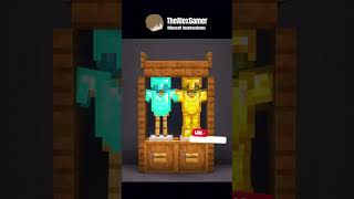La Mejor Sala de Armaduras en Minecraft 😱 #minecraft #shorts