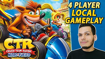 Crash Team Racing Nitro-Fueled 4 Player LOCAL Gameplay (PS4)