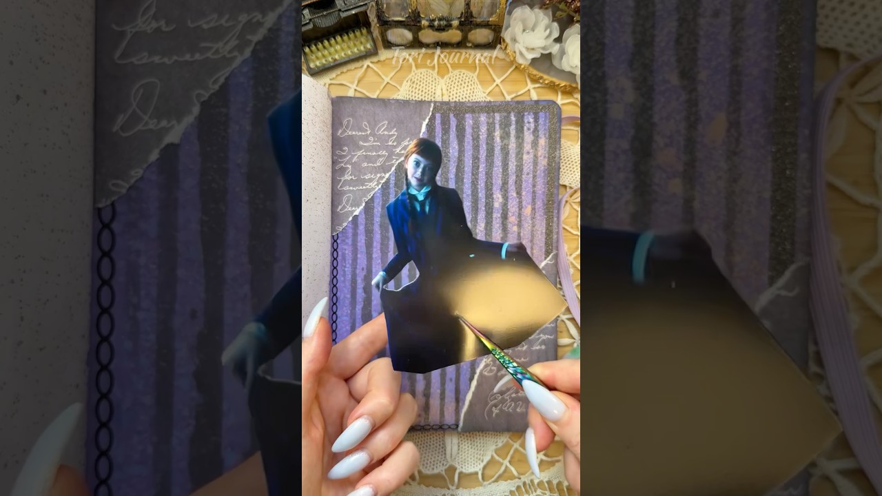 ASMR journal Wednesday Agnes DeMille 🖤🌑🐦‍⬛💀🪦🗡️🩸|