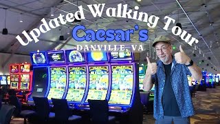 UPDATED 4K Caesar's Danville Casino Walking Tour #casinotour #casinos