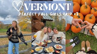The COZIEST girl's trip ever: pumpkin patch, fall foliage, gondola ride, & more!!!