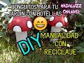 HAZ HONGUITOS PARA DECORAR TU JARDIN CON BOTELLAS DE CERVEZA | MANUALIDAD CON RECICLAJE