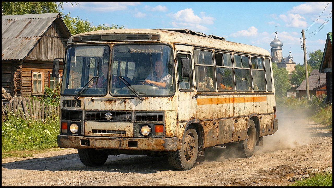 АВТОБУС В ДЕРЕВНЕ! ПАЗИК Проедет? - CRMP Radmir