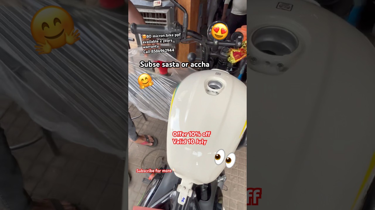 Best ppf for Royal Enfield Hunter 350 Karol Bagh lamination 