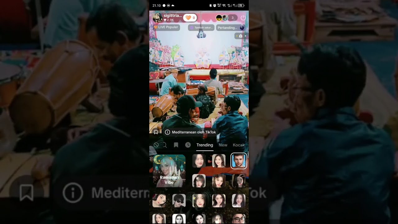 live streaming tiktok dalang cilk messilio mustofa 