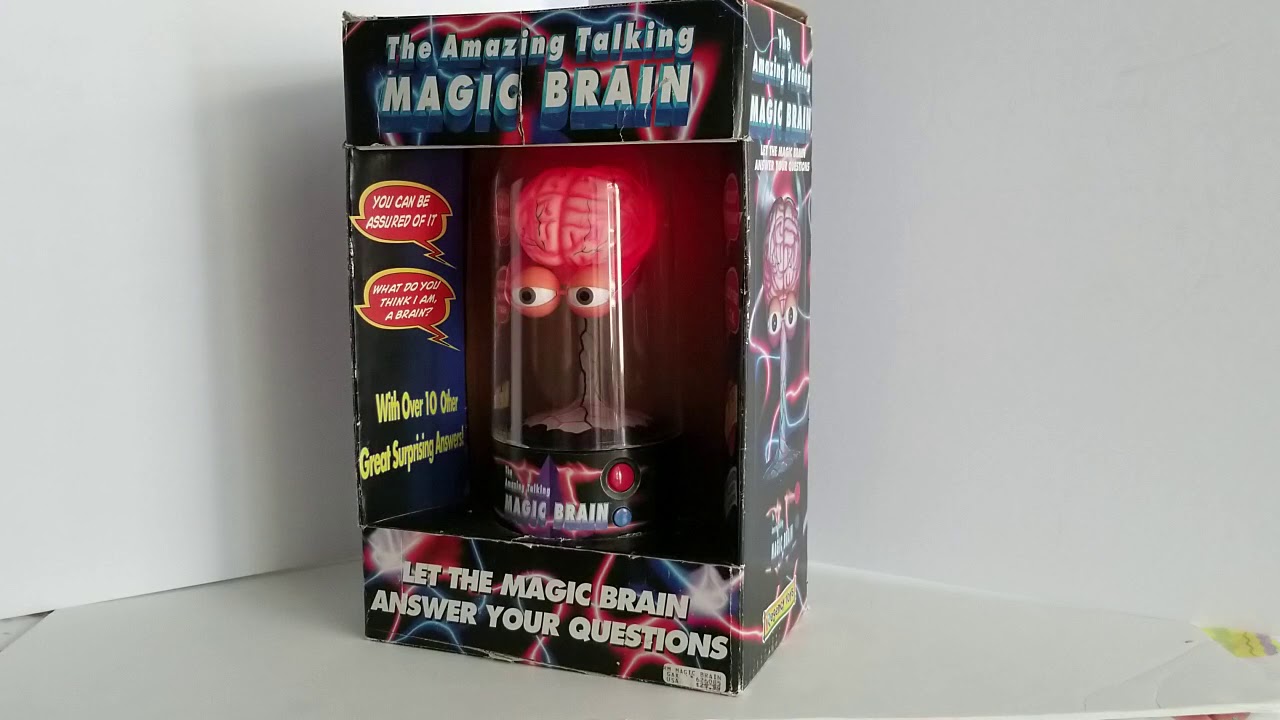 The Amazing Talking Magic Brain Fortune Teller Toy 1999