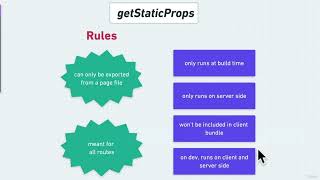 54 Characteristics of Get Static Props in Next js