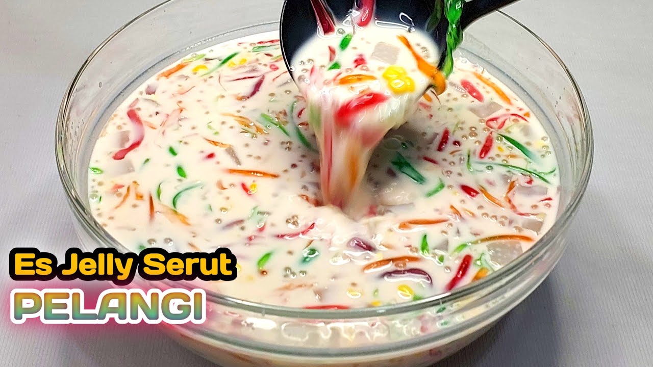 LUDES DALAM SEKEJAP ‼️MINUMAN ES JELLY SERUT PELANGI IDE JUALAN 2023 | Modal Kecil Untung Besar