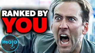 Top 10 Nic Cage Movies FanRank