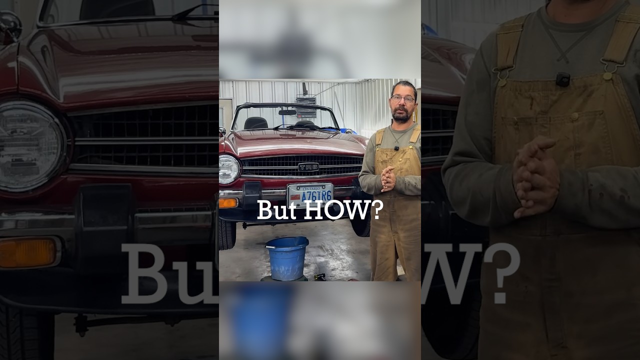 The dreaded front end leak!  #triumph #tr6 #Oilleak #repair