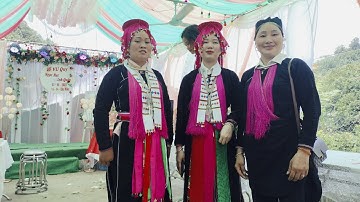 Nghi lễ đám cưới họ nhà gái dân tộc dao tuyển mai đào,Thượng hà,BY,LC