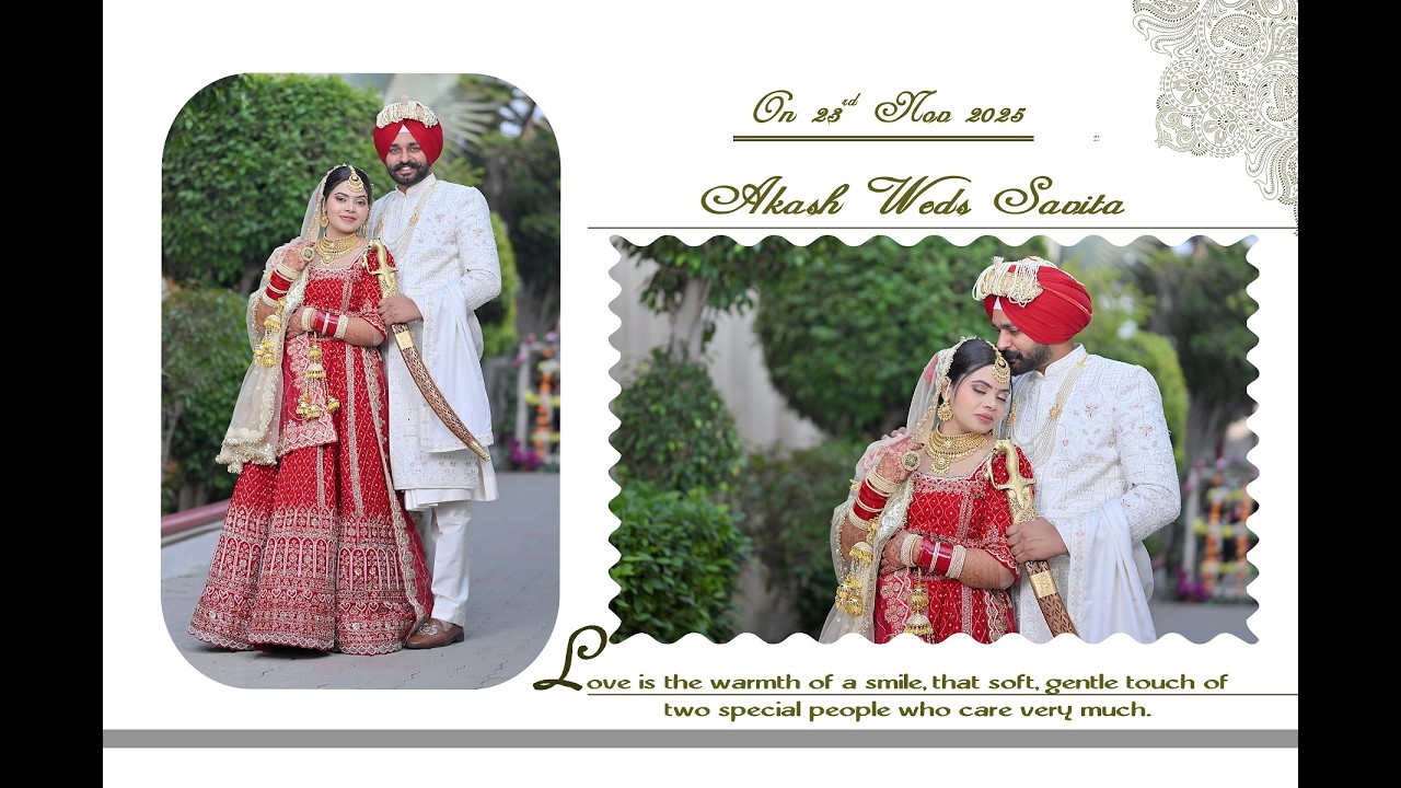 Wedding Highlight Akash Weds Savita 4K By Studio ComHuT Professionals, Malerkotla