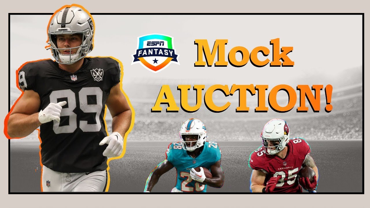🏈 12 TEAM PPR MOCK AUCTION DRAFT