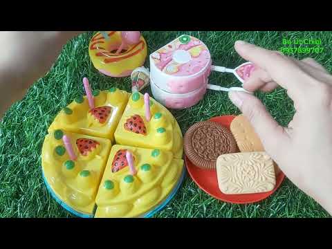 Video Review Bộ Đồ Chơi Bánh Kem Sinh Nhật Có Nến giá 60k/... - youtube