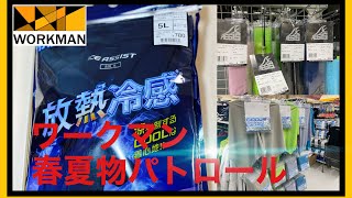 【ワークマン】放熱冷感ポロシャツも売り切れ必死‼️店内ディスプレイを撮影したよ⭐️新作の折り畳み傘・タオルフーディも出てました⭐️