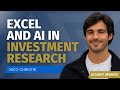 The Future of Investment Research: AI Tools, Excel Automation & 3-Statement Models