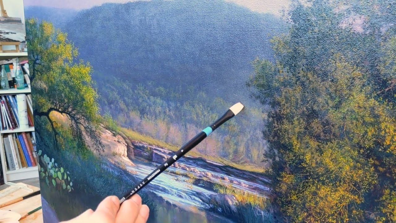 Use this technique to make your paintings pop! [oil painting glazing demo]
