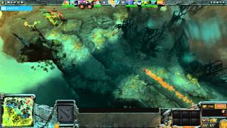 Dota 2 - Clockwerk Half map rocket flare double kill