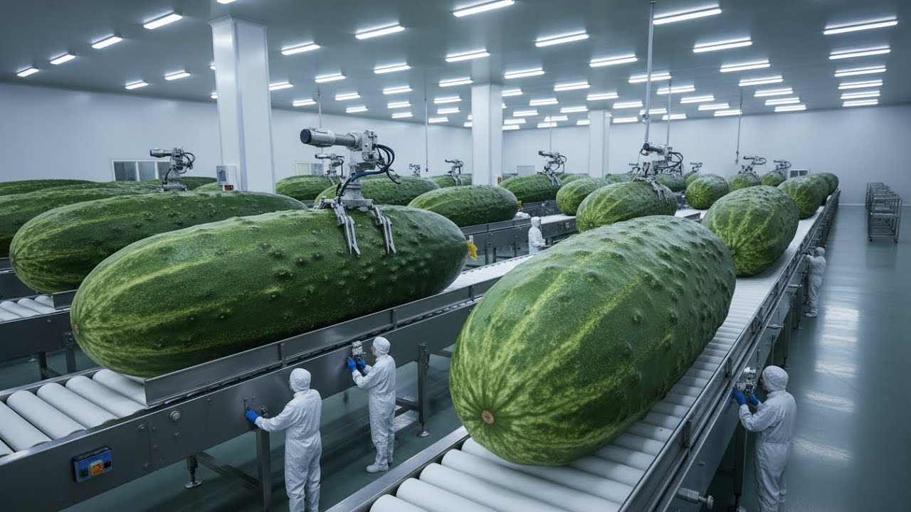 How Pickles Are Made | Inside the Pickle Factory Production Process