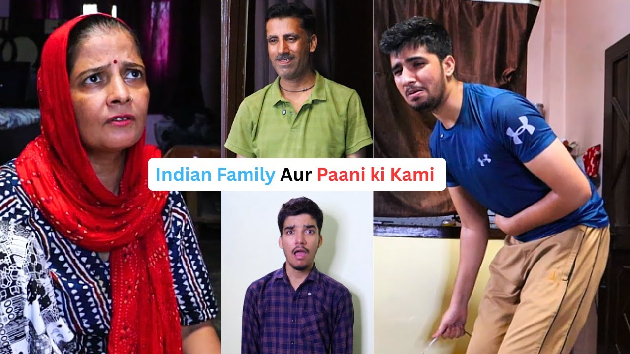 Indian Family Aur Paani ki Kami 😂 |  A Short Comedy Video | FT. Barkha Tiwari official
