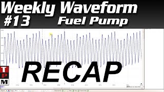 Weekly waveform 13 recap - Fuel pump Current waveforms