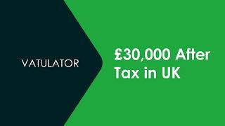 £30000 After Tax - Take Home Pay on 30k in UK 2022/2023