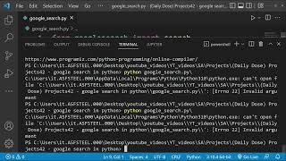python project google search