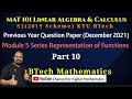 MAT 101 S1 (2019) Revision | Module 5 Series Representation (Part 10) KTU BTech | December 2021 QP