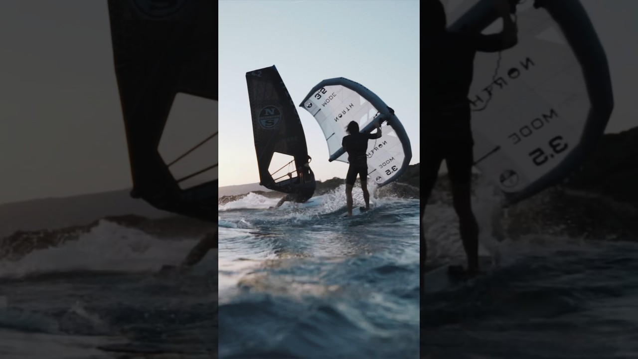When wing and windsurf come together  #2023 #foil #mystic #northfoils #tarifa #wingfoil