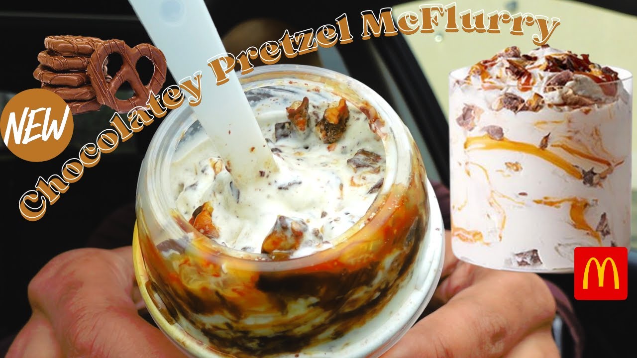 McDonalds NEW Chocolatey Pretzel McFlurry Review 🕵️ It's Missing
