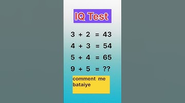 brain IQ Test #braintestsolution #iqtestonline #maths #iqtest #mathstricks #shortvideo