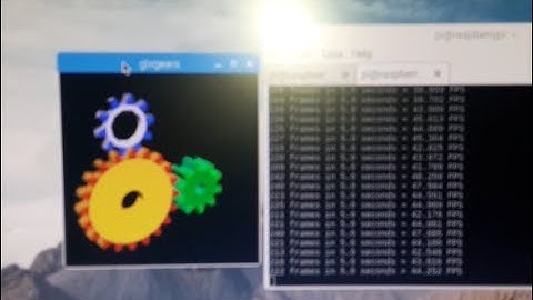 glxgears on Raspberry Pi 3 not working right